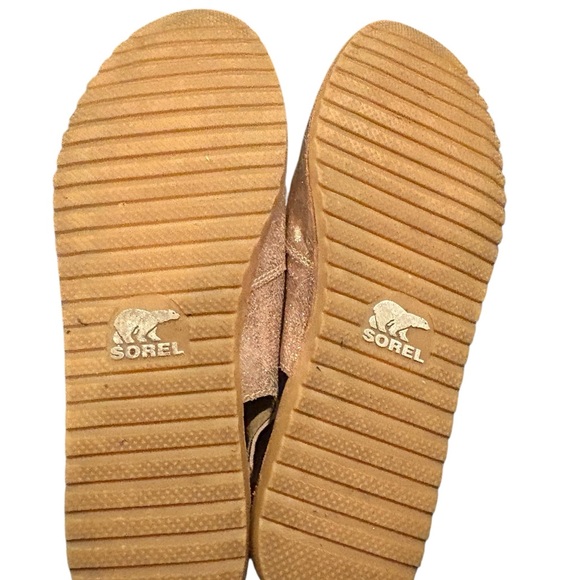 Sorel Metallic Slip-On Loafers Sz 9 - Picture 2 of 3
